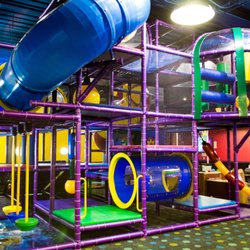 Kids Quest at Mohegan Sun Casino - The Quest is a spectacular, multi-storied, indoor play piece consisting of tunnels, tubes, slides, and various physical challenges for kids.
