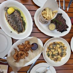 Trivoli Tavern - Crispy Shrimp Roll, fish, Steak Frites, Spicy Orecchiette