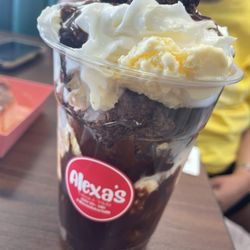 Alexa’s Dulceria & Market - Brownie layered ice cream