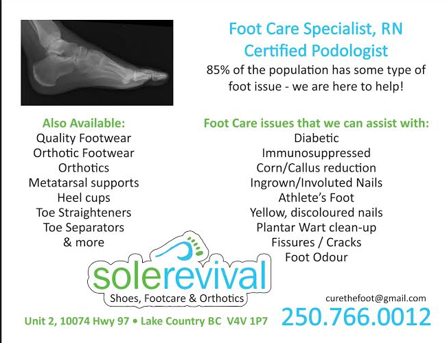 SOLE REVIVAL Updated October 2024 10074 Highway 97, Lake Country