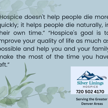 Silver Linings Hospice - Silver Linings Hospice Providing in Home Hospice Care to the Denver Areas - Hospice Near Me - Centennial, Colorado