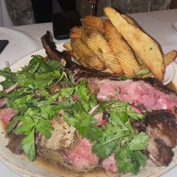 Yvonne's - Niman Ranch Long Bone Ribeye Steak - New American Near Me - Boston, Massachusetts Yvonne's - Niman Ranch Long Bone Ribeye Steak - New American Near Me - Boston, Massachusetts