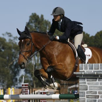Melodic Farms - Leslie Wright & Taco in the 1.40m - Horseback Riding Near Me - Davis, California