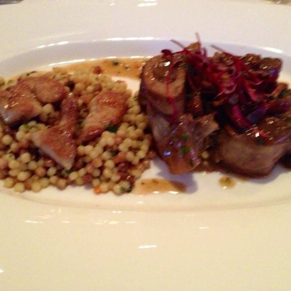 Glenmere Mansion - Osso buco with sweetbreads and couscous - Hotels Near Me - Chester, New York