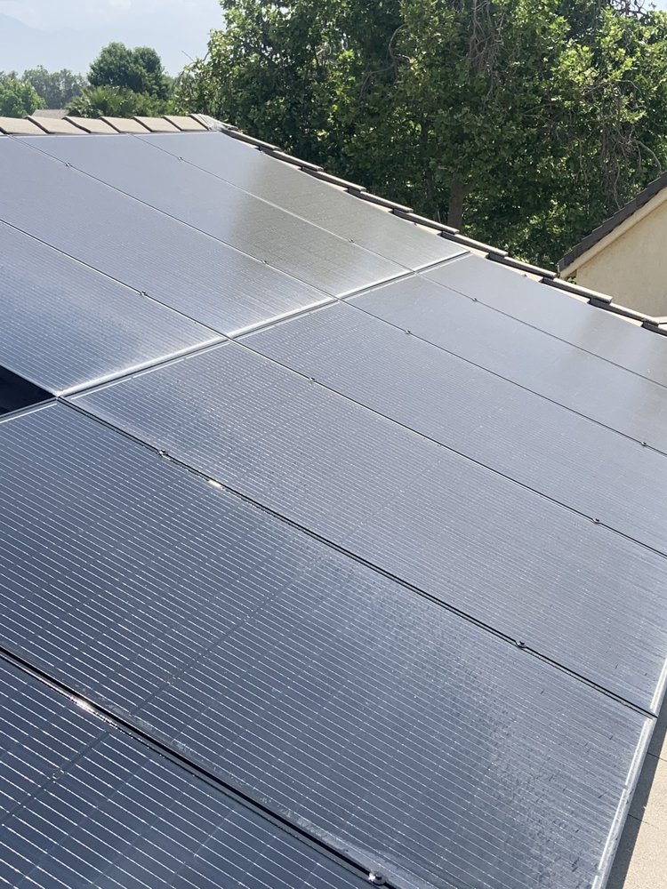 Slide of Roof Doctor Solar Panel Cleaning