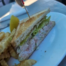Kismet Inn - Half of the shrimp salad sandwich