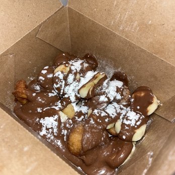 The Original Rainbow Cone - Banana Nutella donuts - Donuts Near Me - Lombard, Illinois