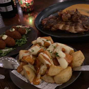 Pequeno Mercat - Patatas Bravas, Croquetas de Iberico y Pollo, pork with romesco - Tapas Bars Near Me - Chicago, Illinois