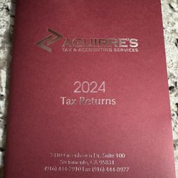 Aguirre's Tax & Accounting - Folder del lugar
