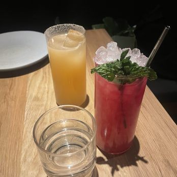 Cosme - Drinks -- prickly pear and paloma - Mexican Near Me - New York, New York