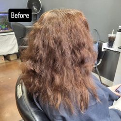 Classic Hair Design - Before and after