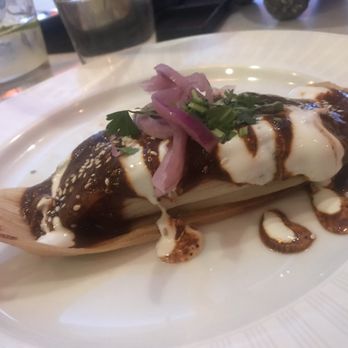 Taco City DC - Tamal de pollo en mole poblano - Mexican Near Me - Washington, DC, District of Columbia Taco City DC - Tamal de pollo en mole poblano - Mexican Near Me - Washington, DC, District of Columbia