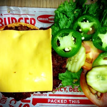 Smashburger - Original Smash + Jalapeños - Burgers Near Me - East Brunswick, New Jersey Smashburger - Original Smash + Jalapeños - Burgers Near Me - East Brunswick, New Jersey