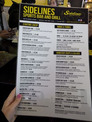 Menu photo 5 Sidelines Sports Bar and Grill Buffalo, NY Menu photo 5 Sidelines Sports Bar and Grill Buffalo, NY