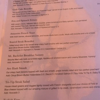 The Lemon Tree - Food menu - Cocktail Bars Near Me - Bend, Oregon
