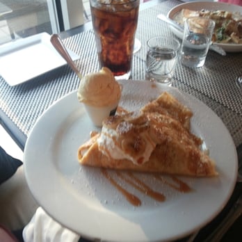Paris Bistro - Creme de la Creme Crepe: Bavarian Cream, Bananas, Creme Chantilly, Ice Cream, totally decadent I must say.... - French Near Me - Naperville, Illinois Paris Bistro - Creme de la Creme Crepe: Bavarian Cream, Bananas, Creme Chantilly, Ice Cream, totally decadent I must say.... - French Near Me - Naperville, Illinois