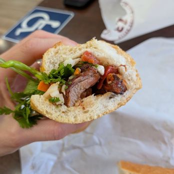 Paris Bakery - Inside of chicken banh mi - Bakeries Near Me - San Diego, California Paris Bakery - Inside of chicken banh mi - Bakeries Near Me - San Diego, California