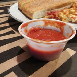 Pizza Hut - Not much I here. Cold and runny. Must have changed recipe