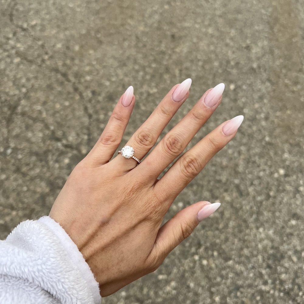 Soak Nails - Gel x French ombré - Nail Salons Near Me - Encino, California Soak Nails - Gel x French ombré - Nail Salons Near Me - Encino, California