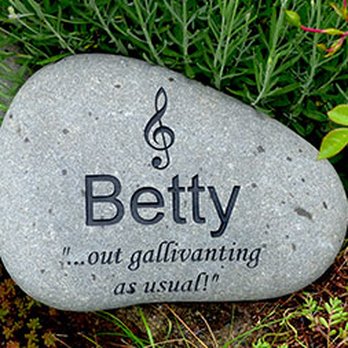 Say It In Stones - Custom layouts for you needs, this is a 20lbs stone for a family member. - Engraving Near Me - Olympia, Washington Say It In Stones - Custom layouts for you needs, this is a 20lbs stone for a family member. - Engraving Near Me - Olympia, Washington