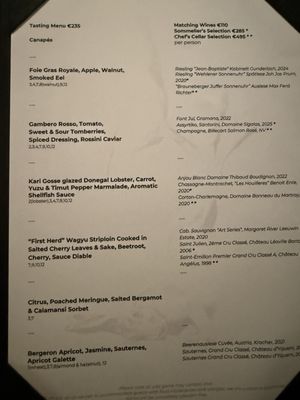 Menu photo 2 Chapter One Dublin, D