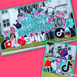 Party Like A Yard Card - Tik Tok Theme Birthday
