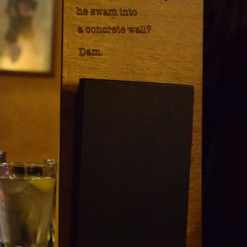 The Locke Bar - Cute menus with different jokes on them - Bars Near Me - Limerick, LK