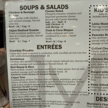 Monty's on the Square - Menu - Cajun/Creole Near Me - New Orleans, Louisiana Monty's on the Square - Menu - Cajun/Creole Near Me - New Orleans, Louisiana