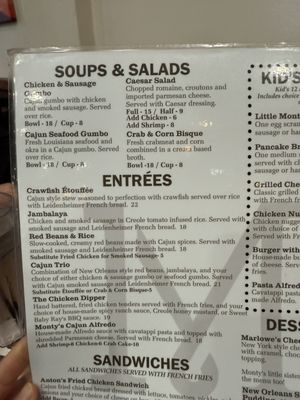 Menu photo 5 Monty's on the Square New Orleans, LA Menu photo 5 Monty's on the Square New Orleans, LA