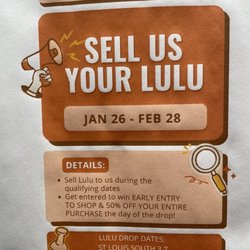 Uptown Cheapskate - Selling flyer