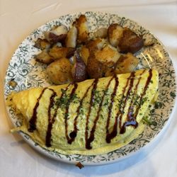 Slabz Bar & Grill - Mushroom omelette
