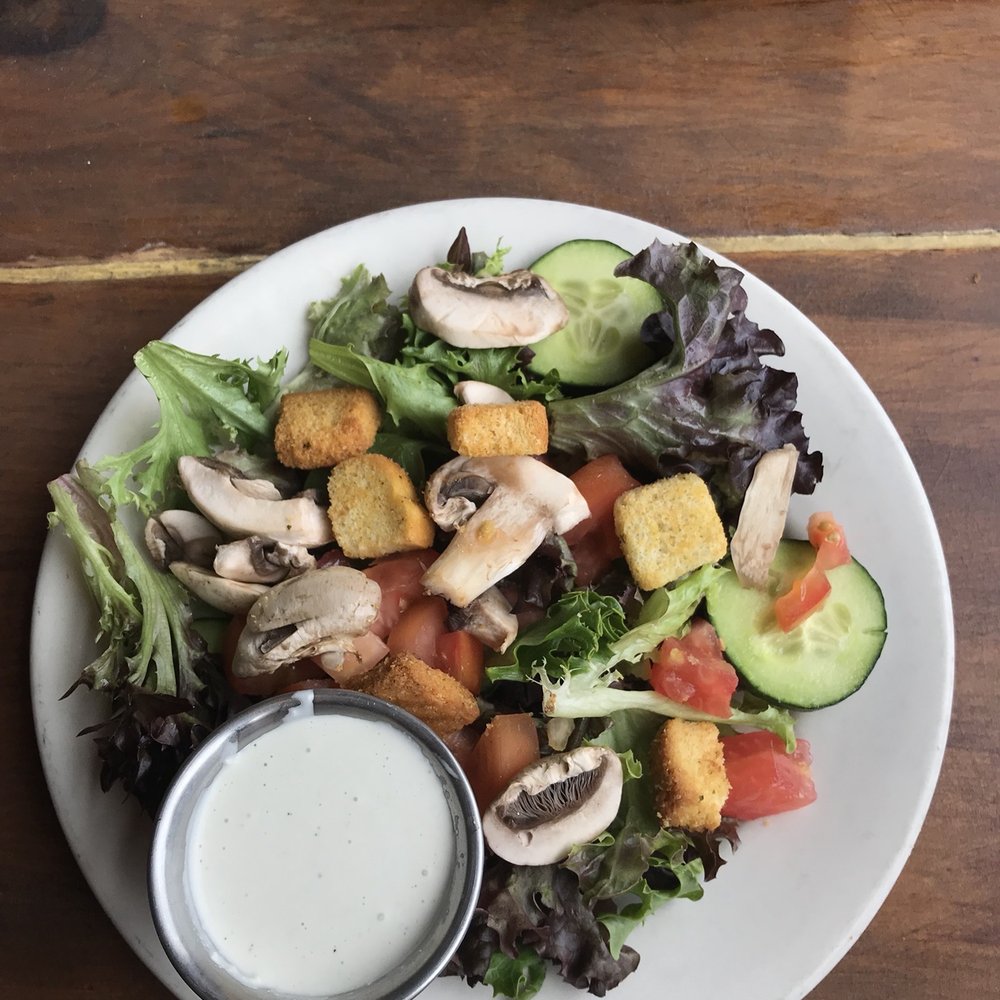 The Liberal Cup - House Salad w blue cheese dressing - American Near Me - Hallowell, Maine The Liberal Cup - House Salad w blue cheese dressing - American Near Me - Hallowell, Maine