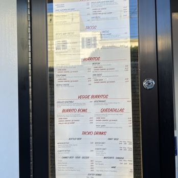 Tacko - Menu - Mexican Near Me - San Francisco, California