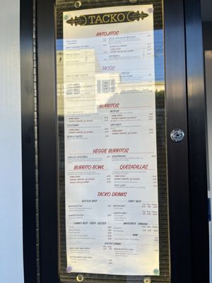 Menu photo 8 Tacko San Francisco, CA