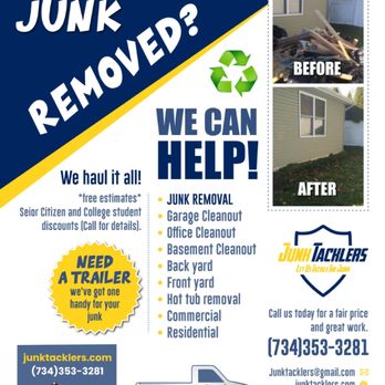 Junk Tacklers - Need Junk Removed? - Junk Removal & Hauling Near Me Junk Tacklers - Need Junk Removed? - Junk Removal & Hauling Near Me
