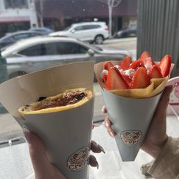 Nutella Banana Strawberry Crepe Nutella Banana Strawberry Crepe