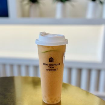 BenGong's Tea - Peach yakult tea - Coffee & Tea Near Me - Irvine, California