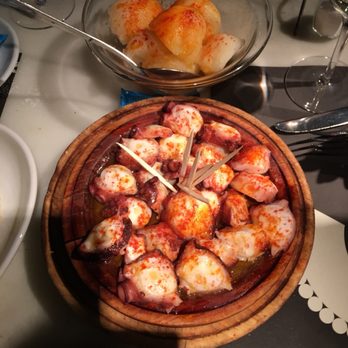 La Gran Pulpería - Pulpo a la gallega with cachelos. - Spanish Near Me - Madrid, M