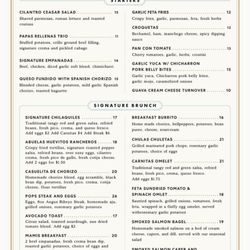 Mamimosas - New updated Menus !