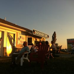 Dockside Cafe - Sunset happy hour!