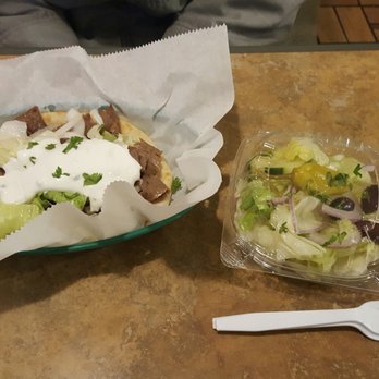 Gyro Kabobs - Small gyro and small salad. - Greek Near Me - De Pere, Wisconsin