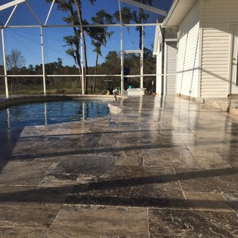 Kristi's Pool Service - Silver Select Travertine - Pool Cleaners Near Me - Lakeland, Florida Kristi's Pool Service - Silver Select Travertine - Pool Cleaners Near Me - Lakeland, Florida
