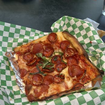 Pizzasaurus Rex - Pepperoni slice - Pizza Near Me - Sacramento, California Pizzasaurus Rex - Pepperoni slice - Pizza Near Me - Sacramento, California