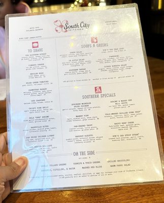 Menu photo 2 South City Kitchen - Avalon Alpharetta, GA Menu photo 2 South City Kitchen - Avalon Alpharetta, GA