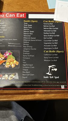 Menu photo 1 Sushi Roll Land San Diego, CA