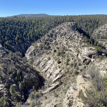Walnut Canyon National Monument - Overlooking Island Trail - Landmarks & Historical Buildings Near Me - Flagstaff, Arizona