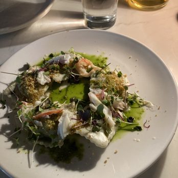 Ceron Kitchen - Crab ravioli - New American Near Me - Alameda, California