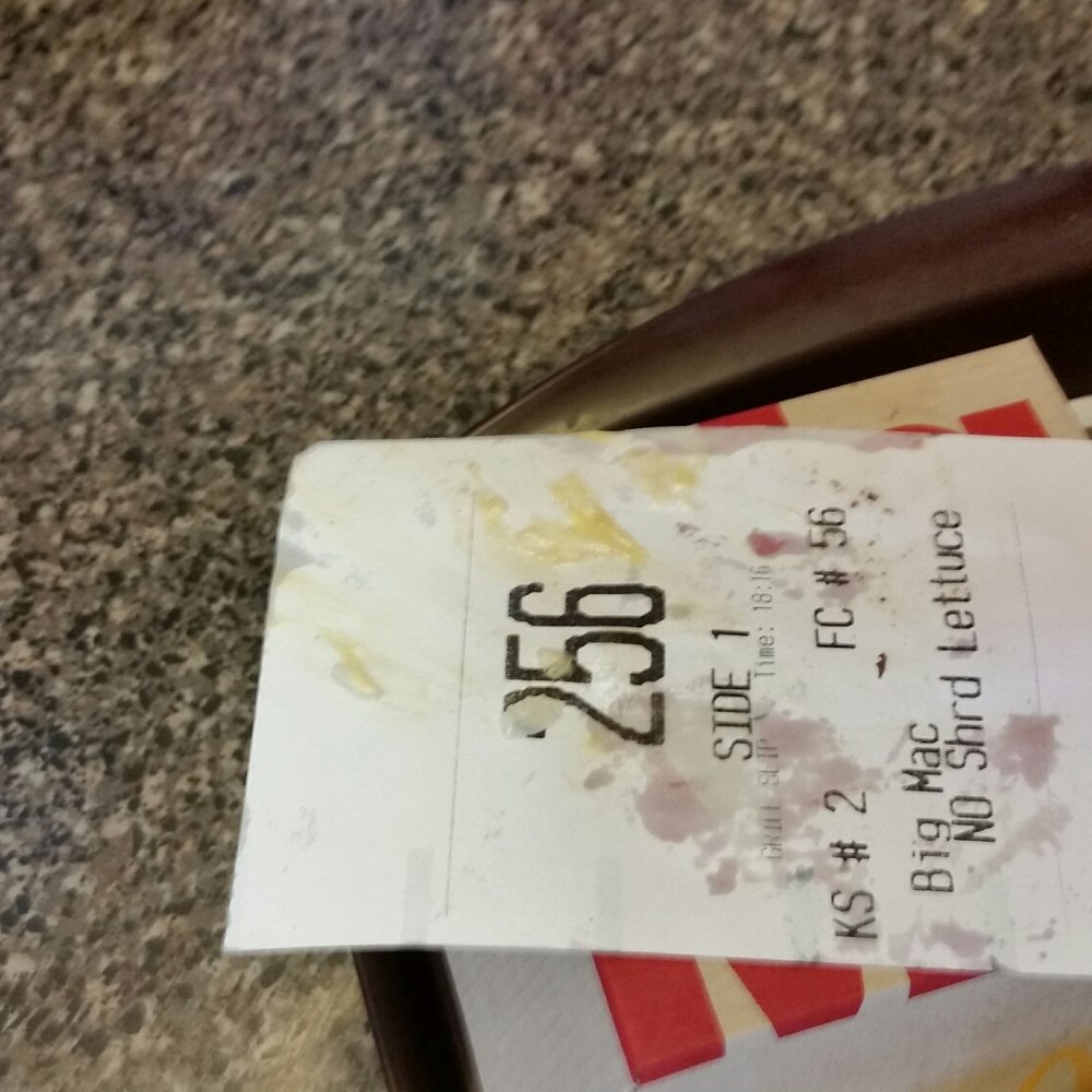 McDonalds - There was grease on the receipt paper never again will I go to this McDonald's - Fast Food Near Me - Dixon, California McDonalds - There was grease on the receipt paper never again will I go to this McDonald's - Fast Food Near Me - Dixon, California