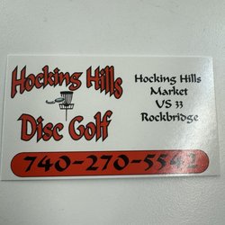 Hocking Hills Disc Golf - Biz card