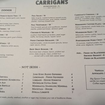 Carrigan's Public House - American Near Me - Birmingham, Alabama